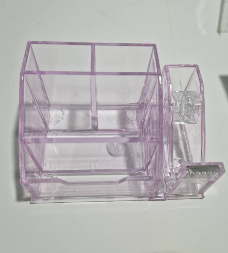 Organisateur de bureau multifonction en rose Un rangement parfait pour vos accessoires